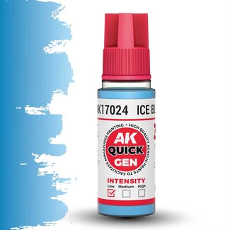 AK interactive Ice Blue Quickgen Paint - 18ml - AK17024 - image