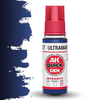 AK interactive Ultramarine Blue Quickgen Paint - 18ml - AK17027 - image
