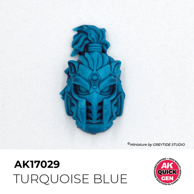 AK interactive Turquoise Blue Quickgen Paint - 18ml - AK17029