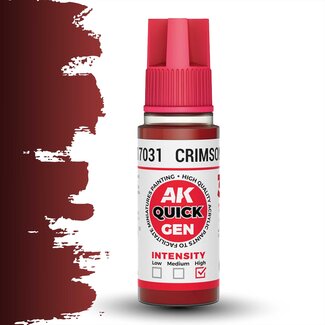 AK interactive Crimson Red Quickgen Paint - 18ml - AK17031 - image
