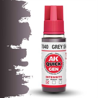 AK interactive Grey Shadow Quickgen Paint - 18ml - AK17040 - image