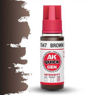 AK interactive Brown Black Quickgen Paint - 18ml - AK17047 - image