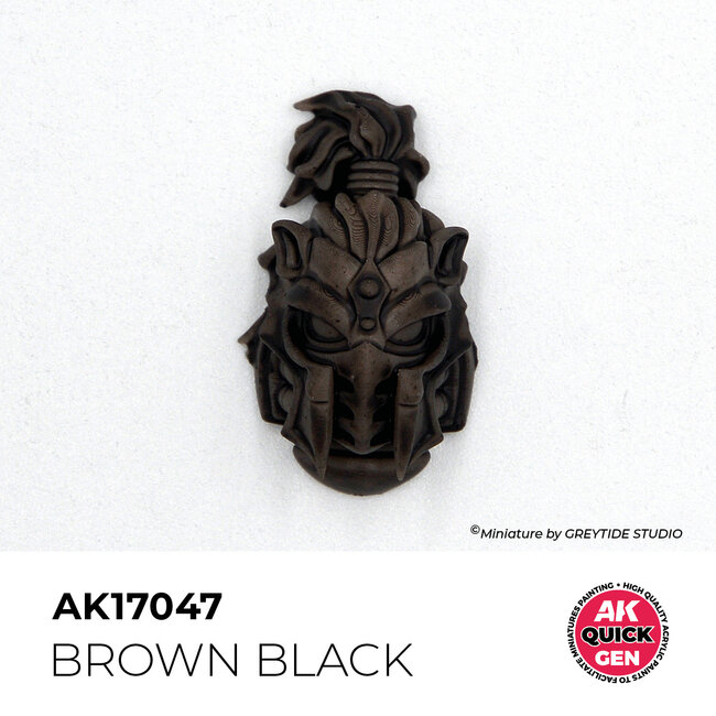 AK interactive Brown Black Quickgen Paint - 18ml - AK17047