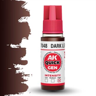 AK interactive Dark Leather Quickgen Paint - 18ml - AK17048 - image