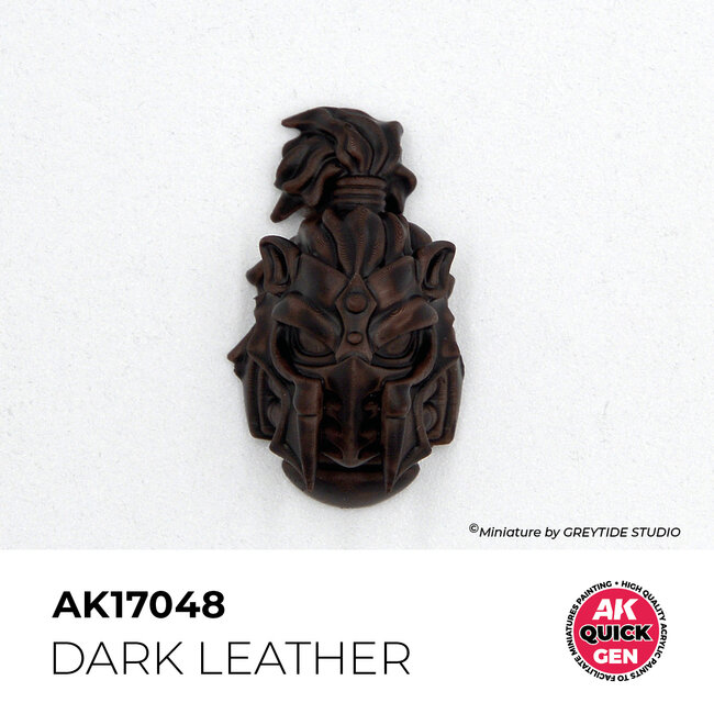AK interactive Dark Leather Quickgen Paint - 18ml - AK17048