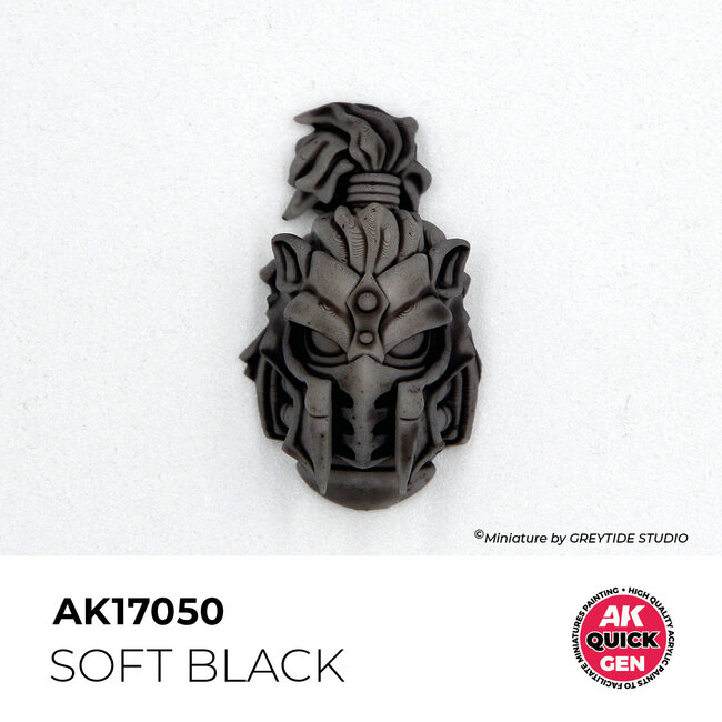 AK interactive Soft Black Quickgen Paint - 18ml - AK17050
