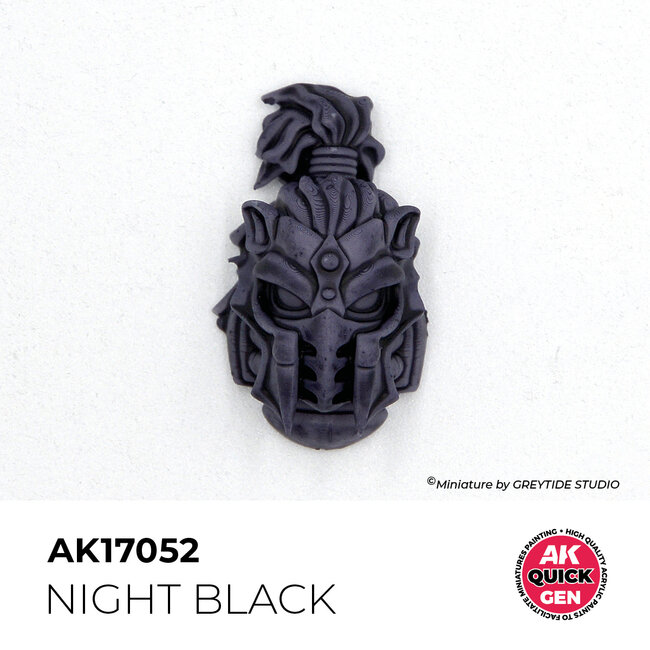 AK interactive Night Black Quickgen Paint - 18ml - AK17052