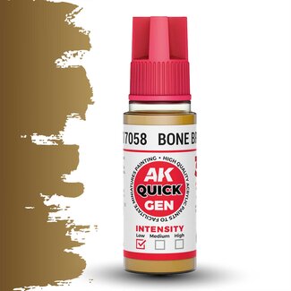 AK interactive Bone Brown Quickgen Paint - 18ml - AK17058 - image