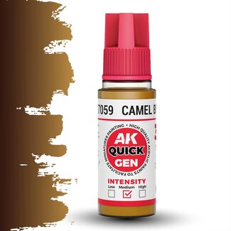 AK interactive Camel Brown Quickgen Paint - 18ml - AK17059 - image