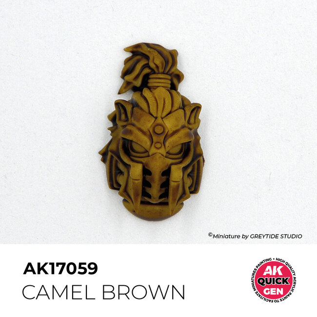 AK interactive Camel Brown Quickgen Paint - 18ml - AK17059