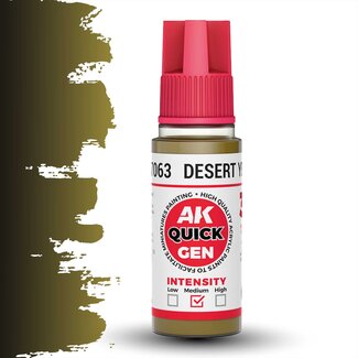 AK interactive Desert Yellow Quickgen Paint - 18ml - AK17063 - image