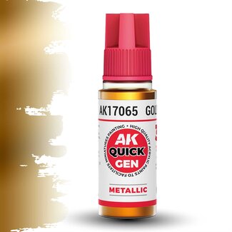 AK interactive Gold Quickgen Paint - 18ml - AK17065 - image