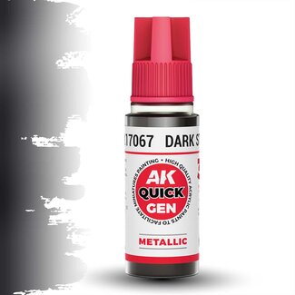 AK interactive Dark Steel Quickgen Paint - 18ml - AK17067 - image