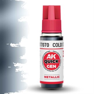 AK interactive Cold Steel Quickgen Paint - 18ml - AK17070 - image