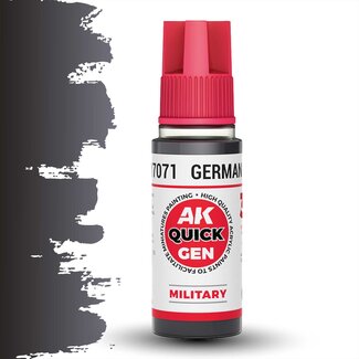 AK interactive German Grey Quickgen Paint - 18ml - AK17071 - image