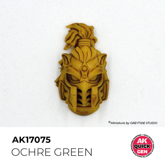 AK interactive Ochre Green Quickgen Paint - 18ml - AK17075