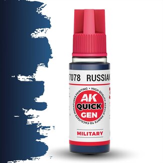 AK interactive Russian Blue Quickgen Paint - 18ml - AK17078 - image