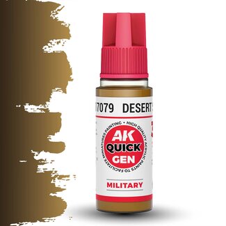 AK interactive Desert Sand Quickgen Paint - 18ml - AK17079 - image