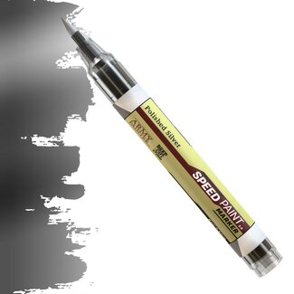 The Army Painter Polished Silver Speedpaint Marker - SM1017P - image