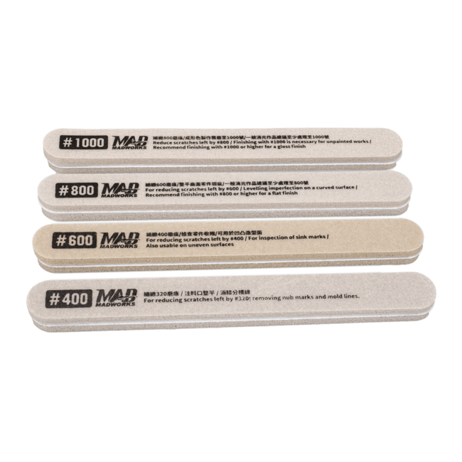 Madworks Sanding Sponge Stick Combo Pack - 1x 400/600/800/1000 - SGB-000