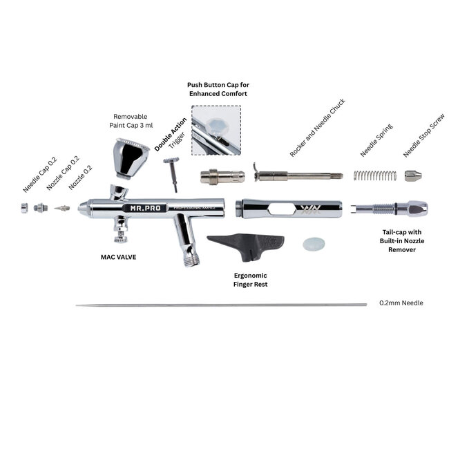 Madworks Mr Pro Professional Airbrush 0.2 - HEX-02