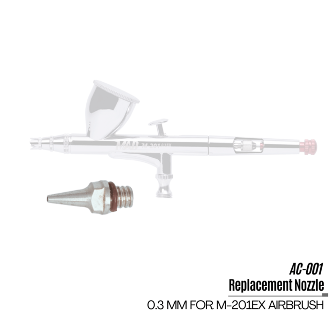 Madworks Replacement Nozzle with O-Ring 0.3 mm for M-201EX - AC-001