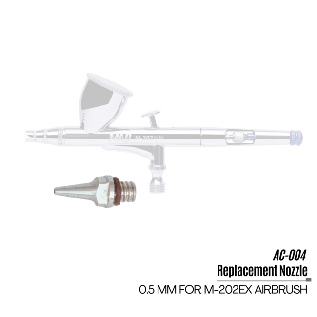 Madworks Replacement Nozzle with O-Ring 0.5 mm for M-202EX - AC-004