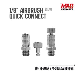 Madworks 1/8" Airbrush Quick Connect  - MK-205 - image