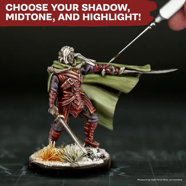 The Army Painter Warpaints Fanatic: Olive Greens Flexible Triad PLUS+ - 7 kleuren - 18ml - WP8091