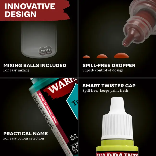 The Army Painter Warpaints Fanatic: Yellows Flexible Triad PLUS+ - 7 kleuren - 18ml - WP8090