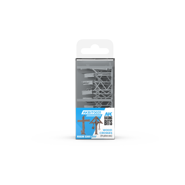 AK interactive Wood Crosses Basing Bits - 9x - AKBIT0031