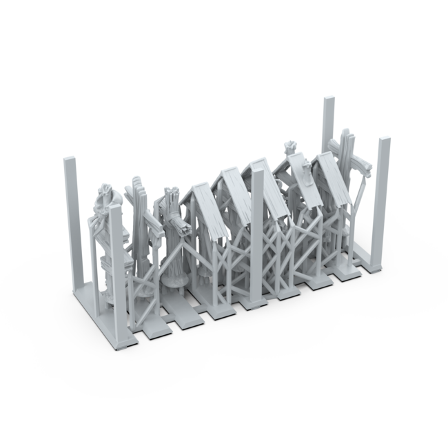 AK interactive Wood Crosses Basing Bits - 9x - AKBIT0031