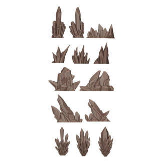 AK interactive Ice FX Basing Bits - 34x - AKBIT0034 - image