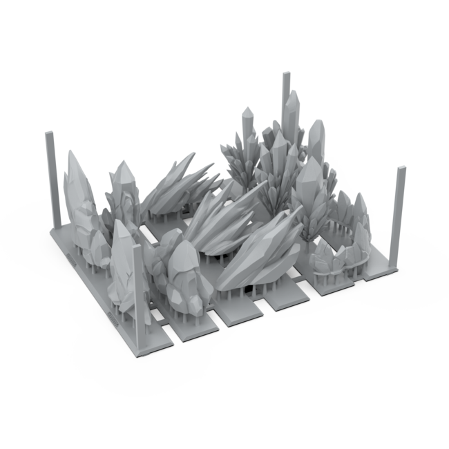 AK interactive Ice FX Basing Bits - 34x - AKBIT0034