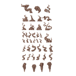 AK interactive Smoke FX Basing Bits - 35x - AKBIT0035 - image