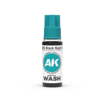 AK interactive Black Night 3GEN Wash - 18ml - AK19303 - image