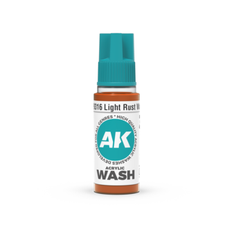 AK interactive Light Rust 3GEN Wash - 18ml - AK19316 - image