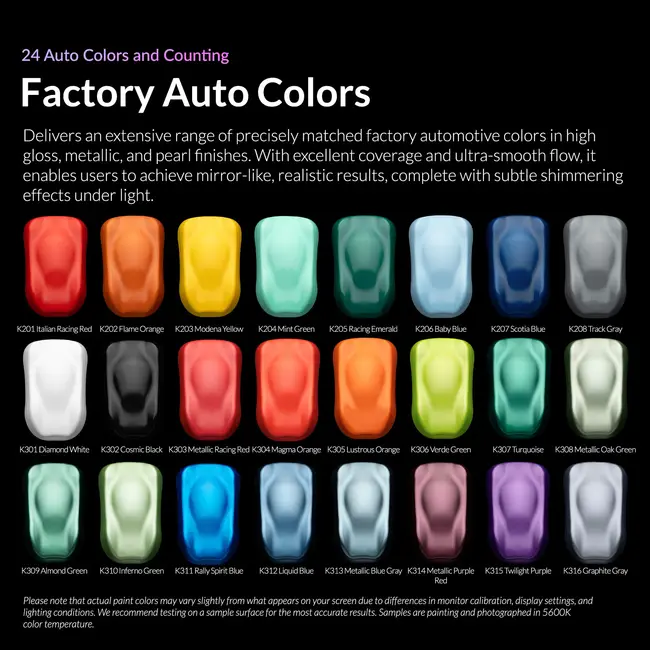 Kaleido Colorworks Auto Colors Set - 26 kleuren - 20ml - 48702