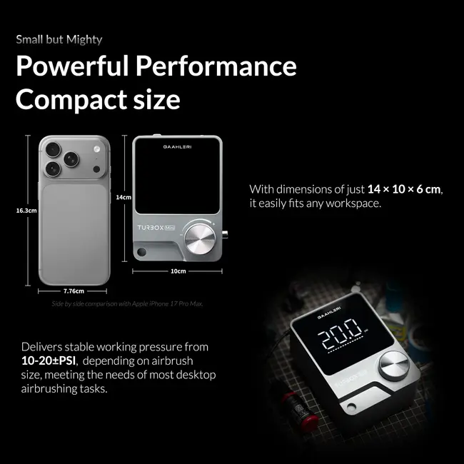 Gaahleri TurboX Mini Air Compressor - 47552