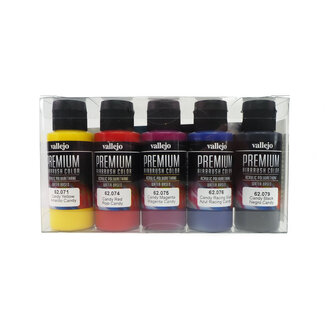 Vallejo Premium Candy RC-Colors Set - 5 colors - 60ml - 62104 - image