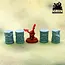 Mini Monsters Dwarven Stonehead Idols - 4x