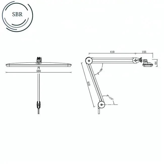 SBR Deluxe Daglichtlamp Wit