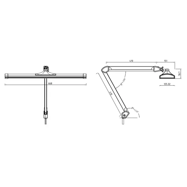 SBR Professional Daglichtlamp Wit