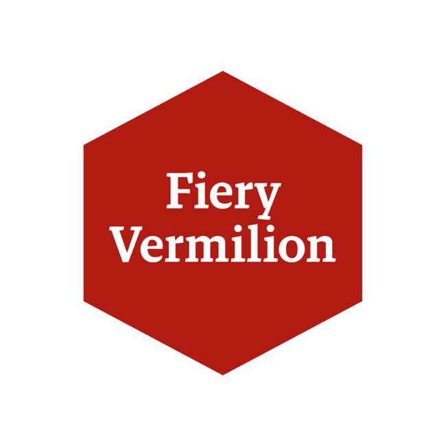The Army Painter Fiery Vermilion John Blanche Fanatic Acrylic Paint- 18ml - WP4010P