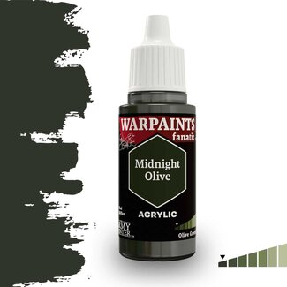 The Army Painter Midnight Olive John Blanche Fanatic Acrylic Paint- 18ml - WP4012P - image