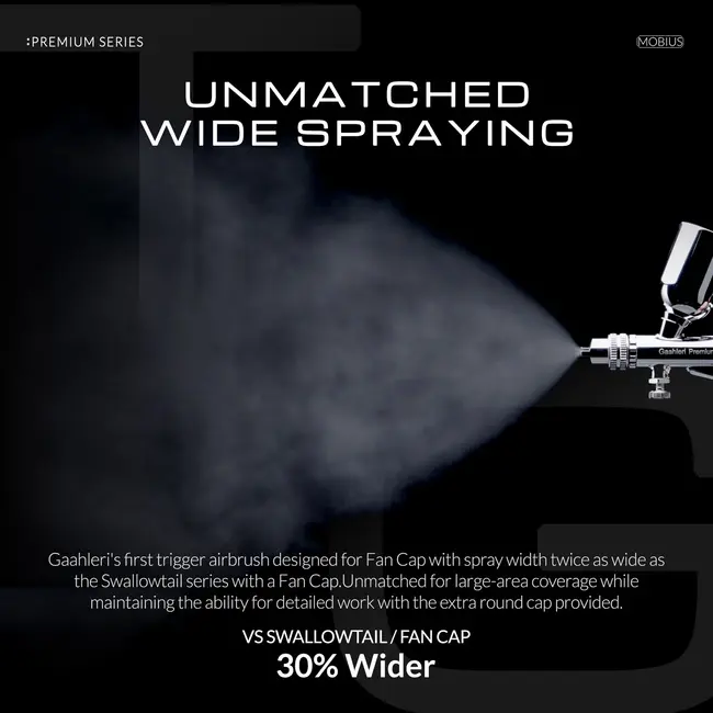 Gaahleri GHPM-Mobius TG Premium Series Trigger Airbrush - 0.5mm - 44070 - GAA-44070
