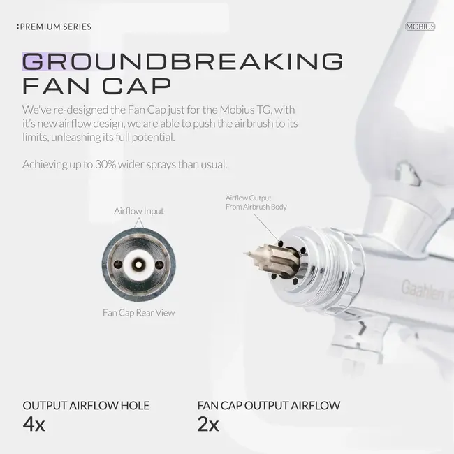 Gaahleri GHPM-Mobius TG Premium Series Trigger Airbrush - 0.5mm - 44070 - GAA-44070