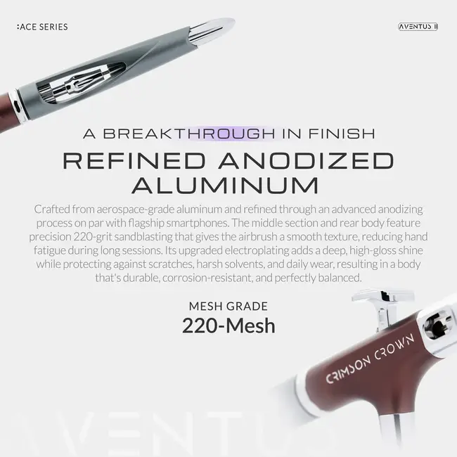 Gaahleri Aventus Crimson Crown Airbrush - 0.2 & 0.4mm - GAA-45770