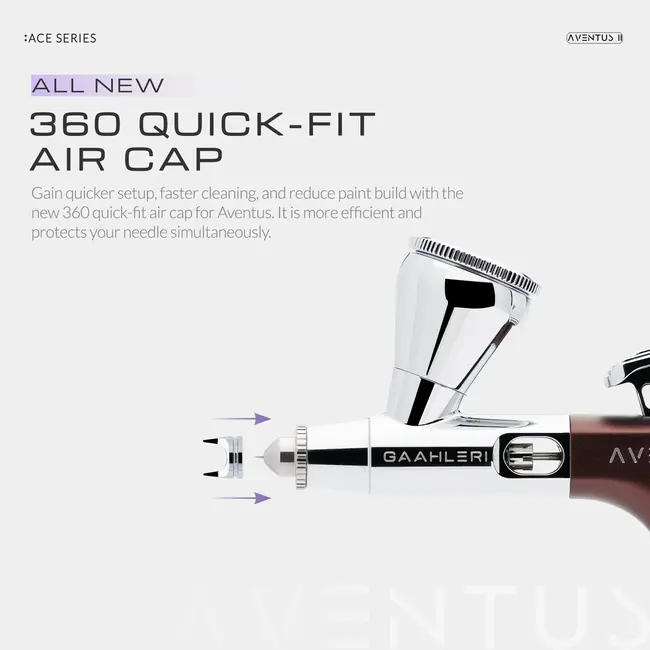 Gaahleri Aventus Crimson Crown Airbrush - 0.2 & 0.4mm - GAA-45770