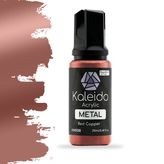 Kaleido Colorworks Metal Colors Red Copper Metallic - 20ml - KM008 - image